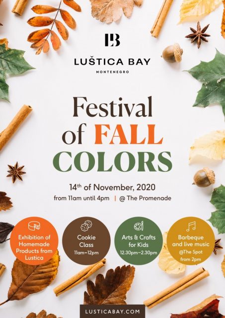 Treći festival jesenjih boja u Luštica Bay