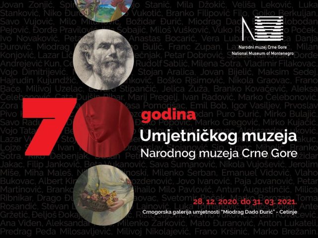 SEDAMDESET GODINA GODINA UMJETNIČKOG MUZEJA CRNE GORE